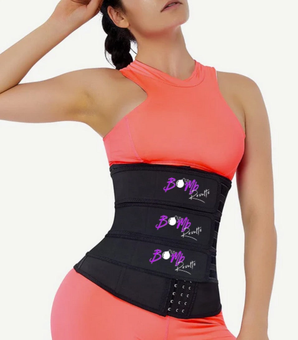 Level up your waist game with this high-compression latex trainer that sculpts your midsection and supports your posture. Wear it during workouts or under clothes for that snatched hourglass look.