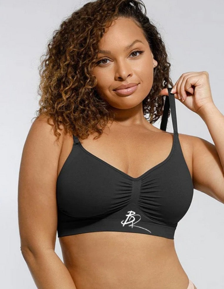 Wireless Supportive Shaping Bra with Adjustable Straps
