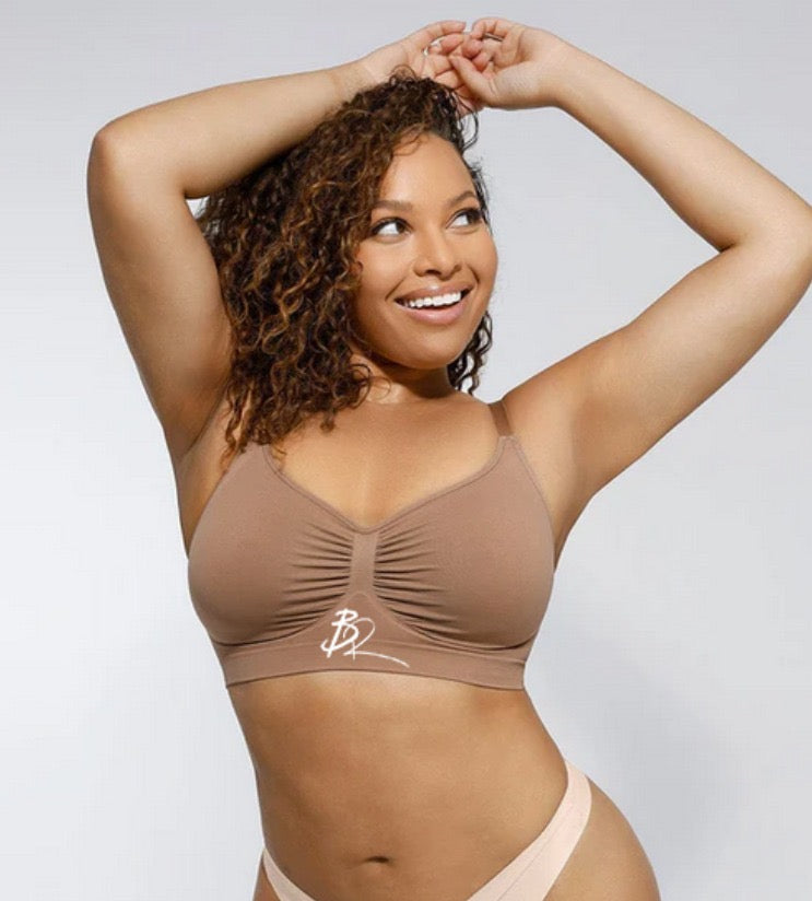 Wireless Supportive Shaping Bra with Adjustable Straps