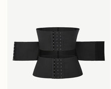 Load image into Gallery viewer, Bomb Fit Three Pieces of Segmented Abdominal Binder Latex Tummy Wrap

