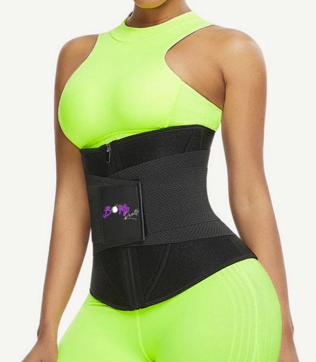 Bomb Fit Slimming Tummy 10 Steel Bones Neoprene Waist Trainer Custom Waist Trimmer