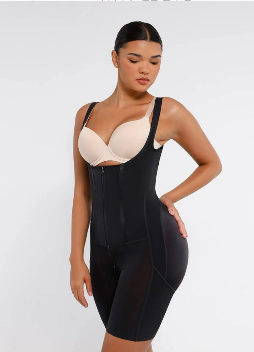Post Surgery U-Shaped Bust Support Two Steel Bones Waist and Abdomen Control Shapewear