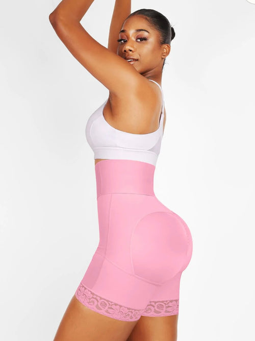 3-bones Triple-breasted High-waisted Elastic Body Butt Lifter