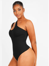 Load image into Gallery viewer, One-shoulder Cut Out Shapewear Bodysuit
