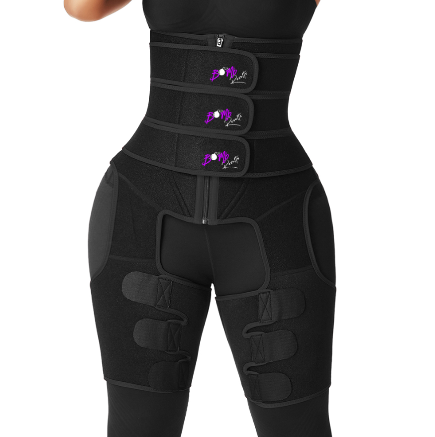 Bomb Fit Triple Strap Thigh Eraser, Butt Lifter